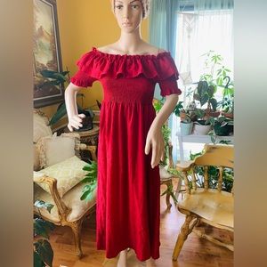 NWT CUTE WOMENS summer Maxi DRESS - Small/Petite Medium